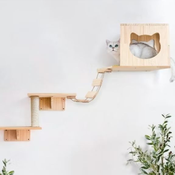 cat playground cat condo cat tree rumah kucing tempel dinding multipungsi