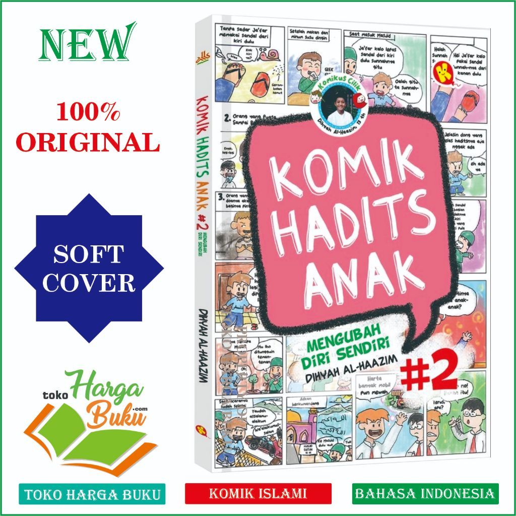 Foto Komik Hadits Anak Jilid 2 Mengubah Diri Sendiri FULL COLOR Buku Cerita Islam Pustaka Al-Kautsar Kids