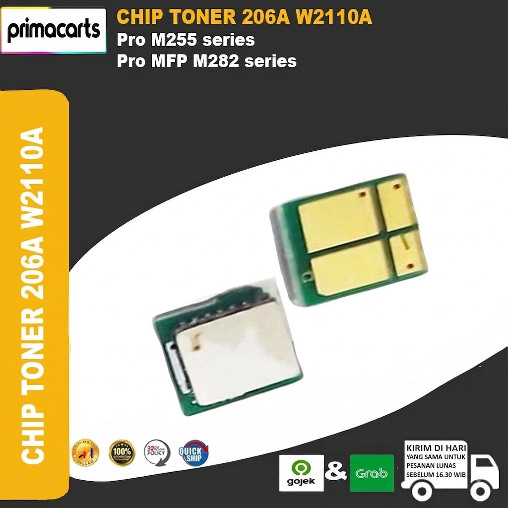 Chip Toner W2110A W2111A W2112A W2113A 206A Colour