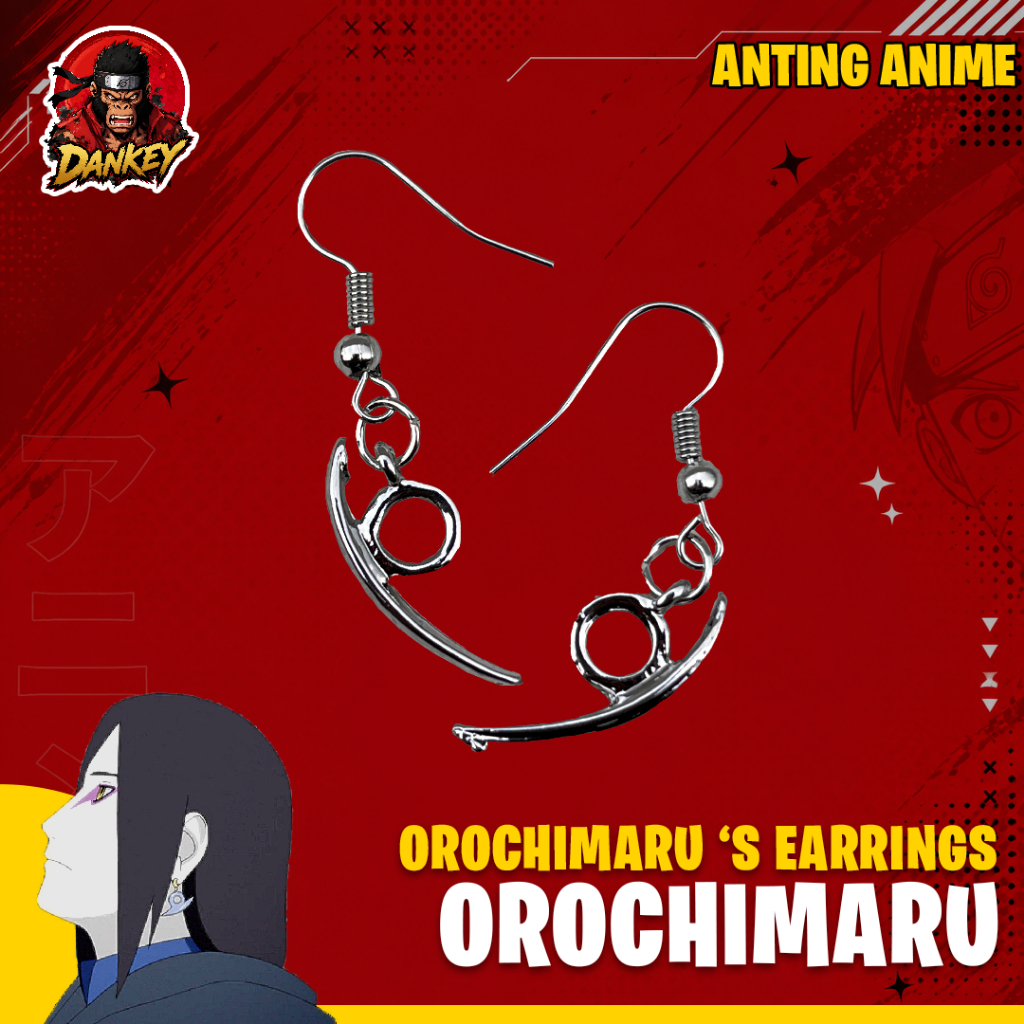 Anting Orochimaru Cosplay Anime Naruto Shippudden