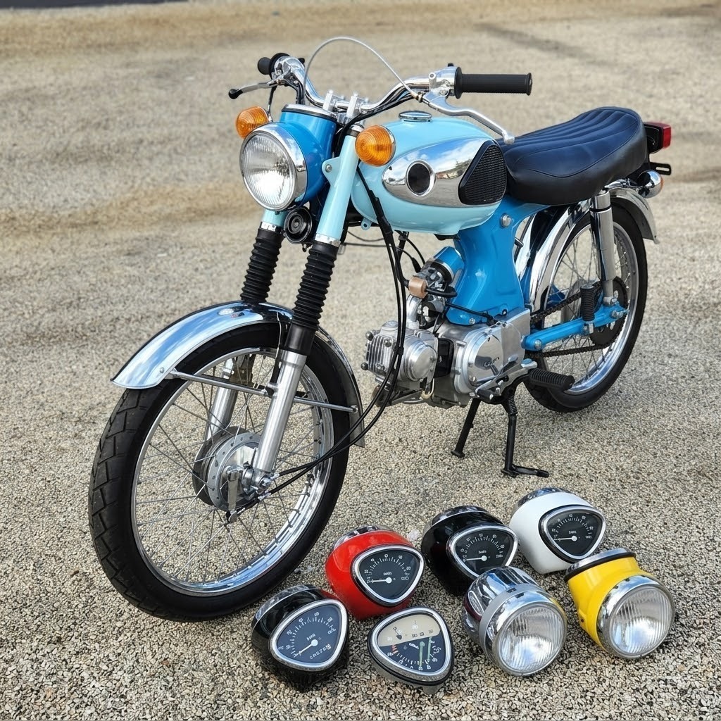 repektor Honda S90 besi press /headlamp S90/69