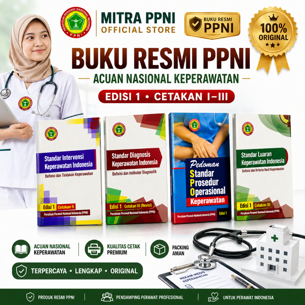 ORIGINAL | PROMO PAKET 3 Buku SIKI SDKI SLKI ORIGINAL PPNI Keperawatan Indonesia Edisi 3S Terbaru OR