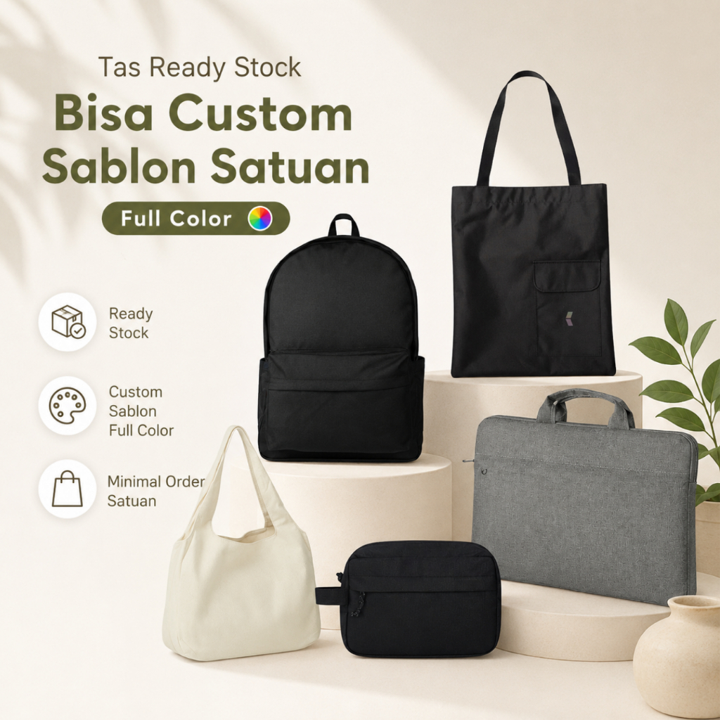 Tas Custom Satuan / Tas Laptop Custom / custom tas - Custom satuan