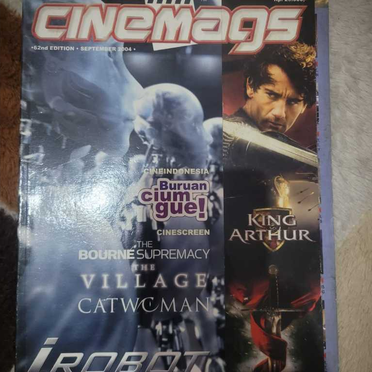 Majalah Cinemags Edisi 62 cover Film I Robot Bonus POSTER RANDOM