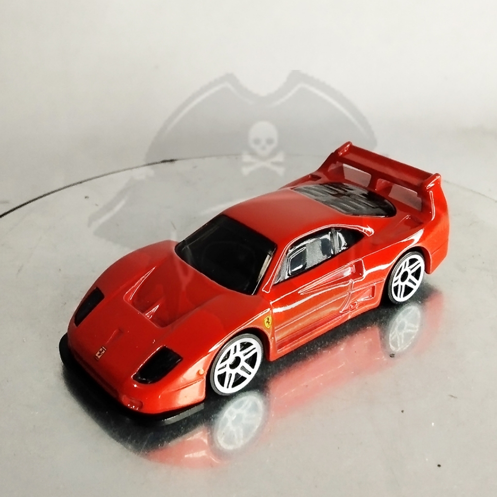 DIECAST HOTWHEELS REAL CARS LOOSE FERRARI F40 COMPETIZIONE, HOTWHEELS 5-PACKS LOOSE FERRARI F40