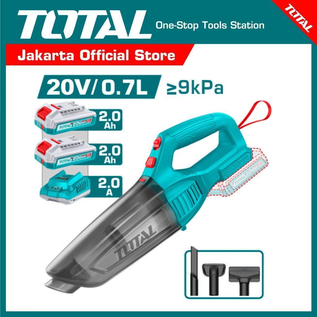 TOTAL Cordless vacuum cleaner / Penyedot Debu TVLI201582