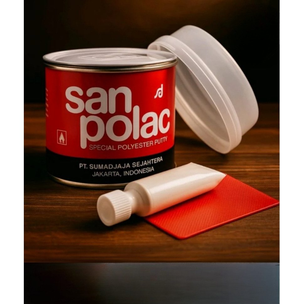 Dempul Motor Dempul Mobil Dempul Sanpolac 250gr