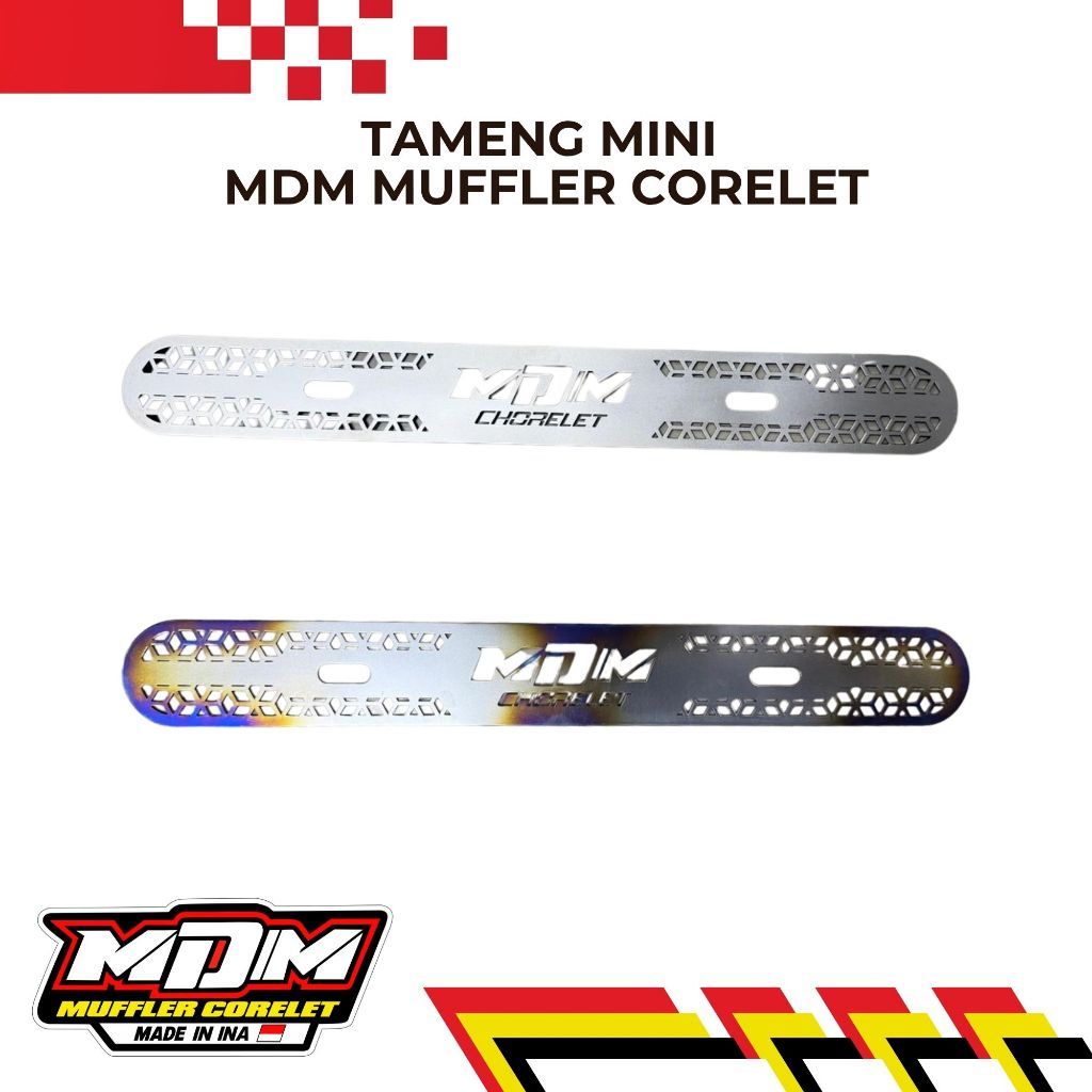 MDM RACING MUFFLER Tameng Stainlish MINI MDM Corelet