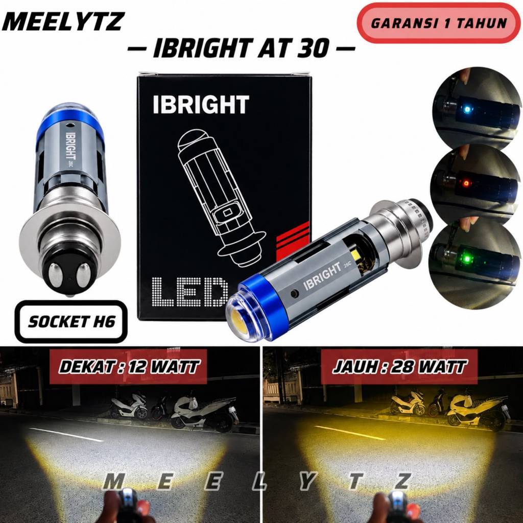 IBRIGHT AT 30 - Lampu Utama H6 Led