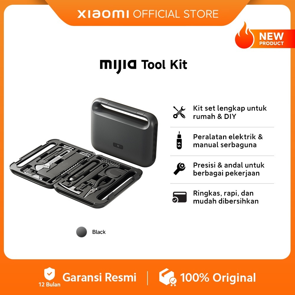 Xiaomi MIJIA Tool Kit | Kit Set Lengkap Rumah & DIY | Peralatan Elektrik & Manual Serbaguna | Presis