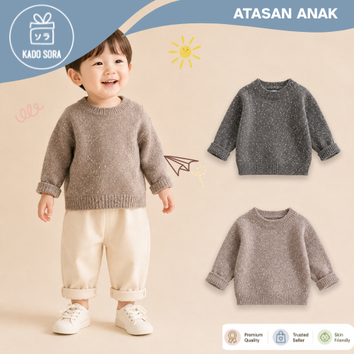 KADOSORA - 1-5 thn || Kardigan Cardigan Anak Jaket Sweater Outer anak Unisex Pakaian catalog ZHBB BA