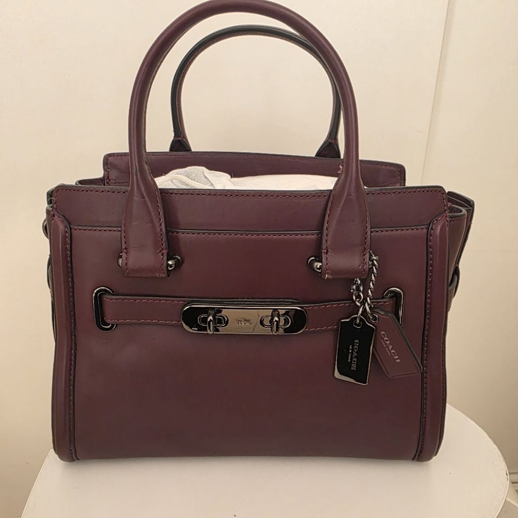 Coach Swagger 27 Oxblood