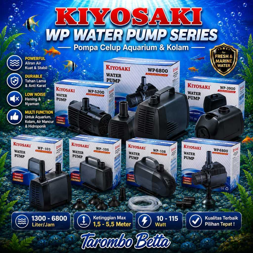 KIYOSAKI WP 103 WP 104 WP 105 WP 106 WP 107 WP 108 WP 3600 WP 3700 WP 3800 WP 3900 WP 5200 WP 6800 M