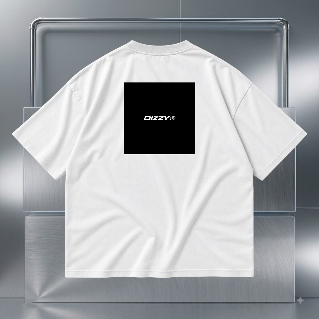 DizzyMfg - Tshirt SQR White