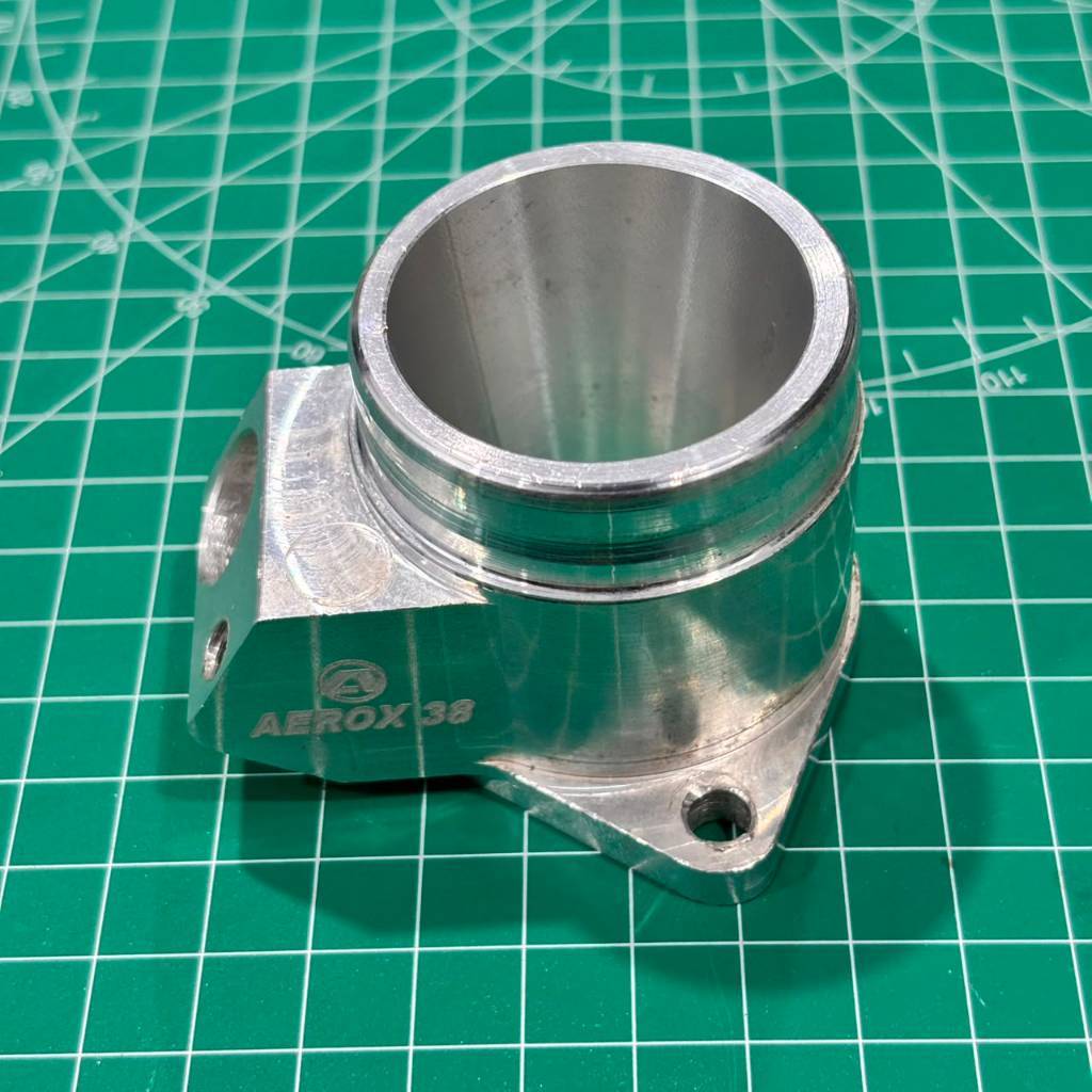 INTAKE DOWNDRAFT CNC AEROX NEW/OLD 90° TB 38MM BY ARC