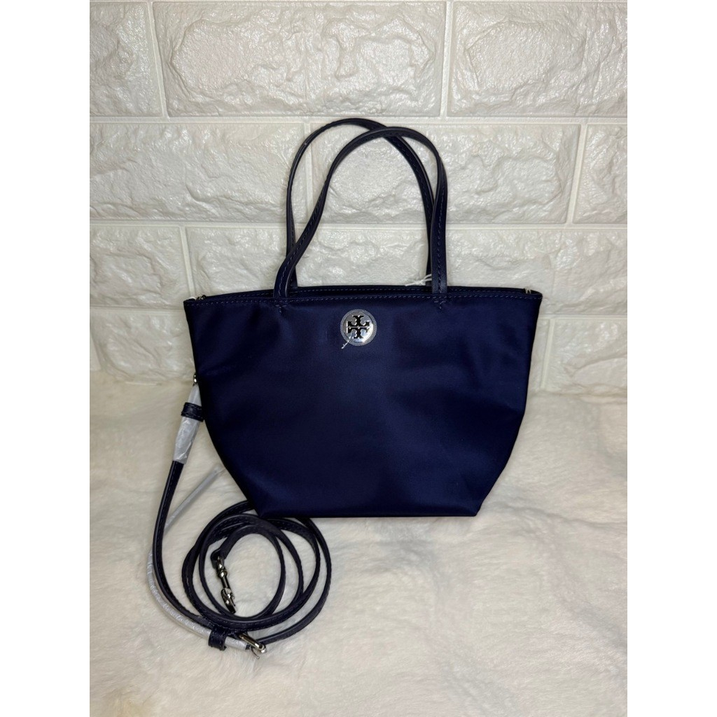 Tas Wanita Branded TB Nylon Mini Tote Navy 100% ORIGINAL