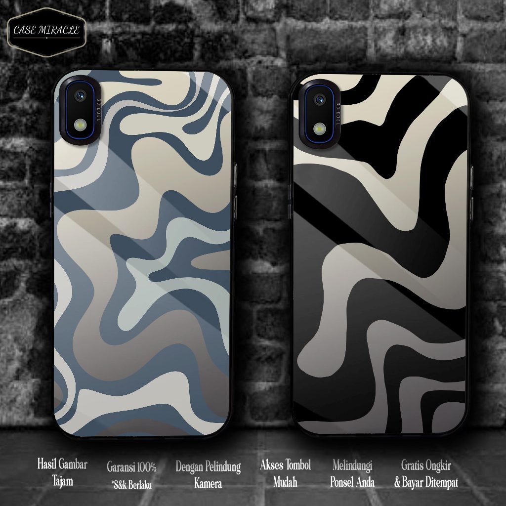 Case SAMSUNG A10 Softcase SAMSUNG Premium Matte Hard Case - Case So Cool IMD - Case Hologram Motif A