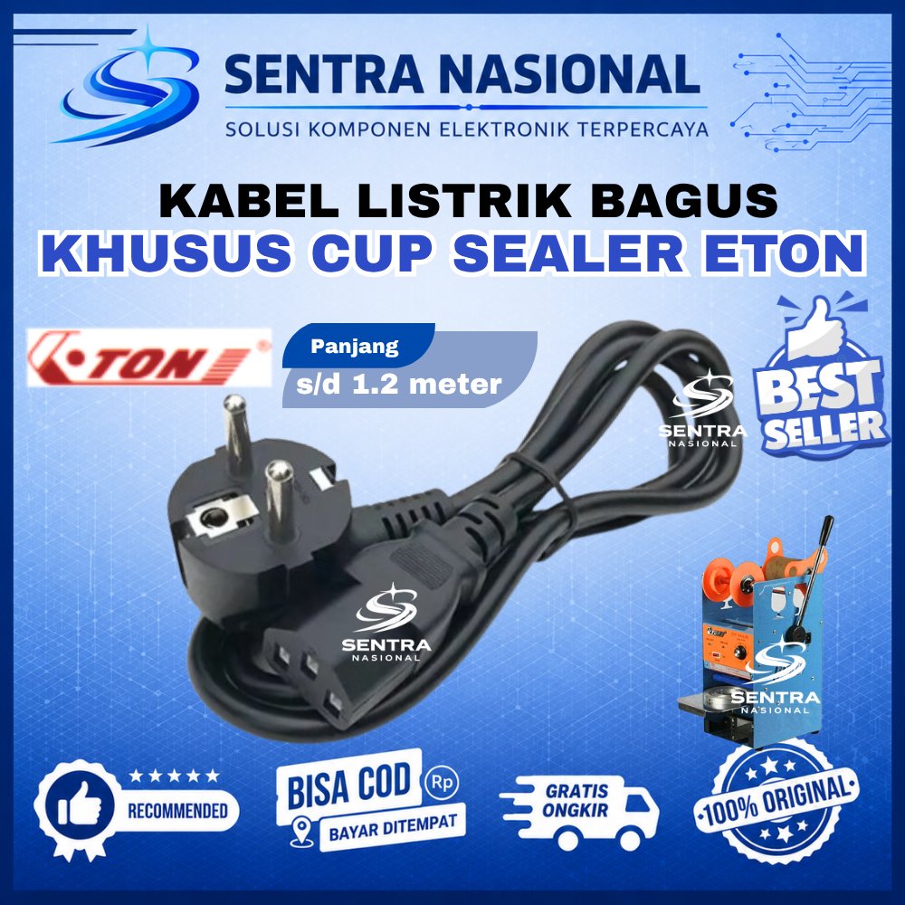 KABEL LISTRIK  CUP SEALER ETON HIGH QUALITY ANTI KORSLET | COK KABEL CUP SEALER ETON | KABEL SEALER 