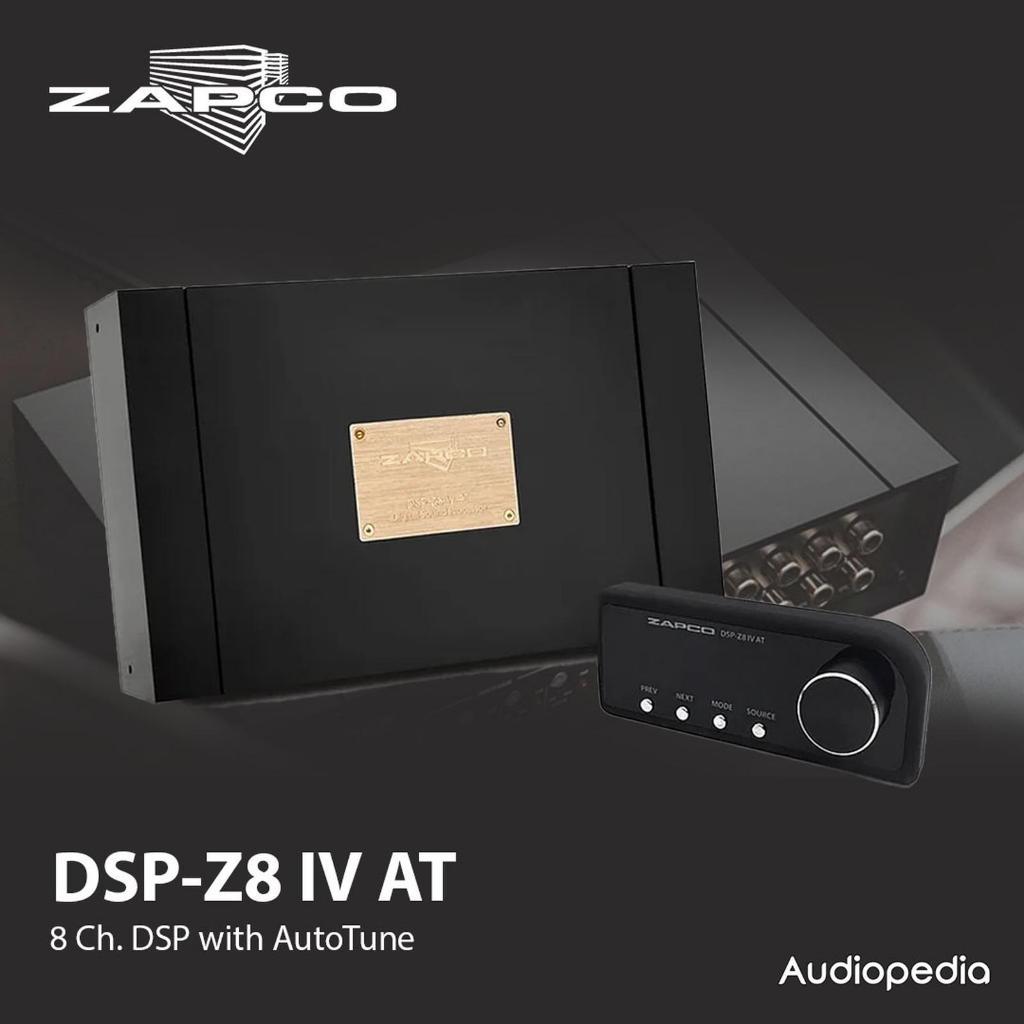 Processor DSP Amplifier Zapco DSP-Z8 IV AT 8 Channels DSP with BT Streaming Original RESMI