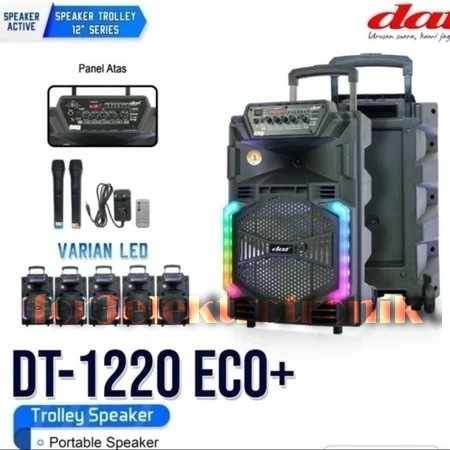 SPEAKER DAT DT-1220 ECO+ SPEAKER TROLI DAT DT1220 ECO+ SPEAKER 12 INCH