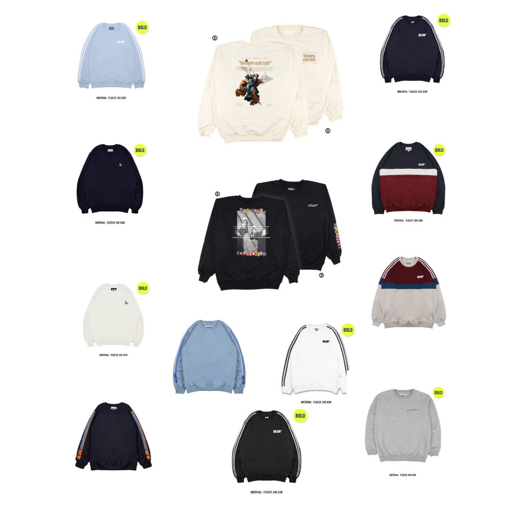DEFECT SALE CREWNECK HOOLIGANS