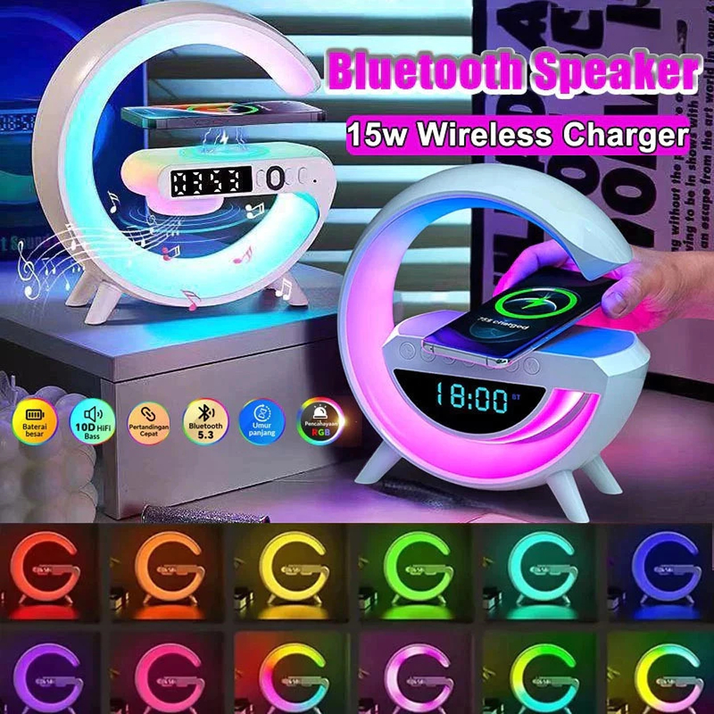 QUADRA Portable G63 Speaker Bluetooth Bass Gempur 3D LED RGB Sync Spiker Bluetooth 5.3 Hemat Baterai