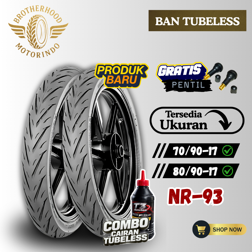 BAN IRC NR 93 TUBELES RING 17 ( 70/90-17 / 80/90-17 ) BAN RING 17 / BAN TUBLES IRC / BAN IRC / RING 