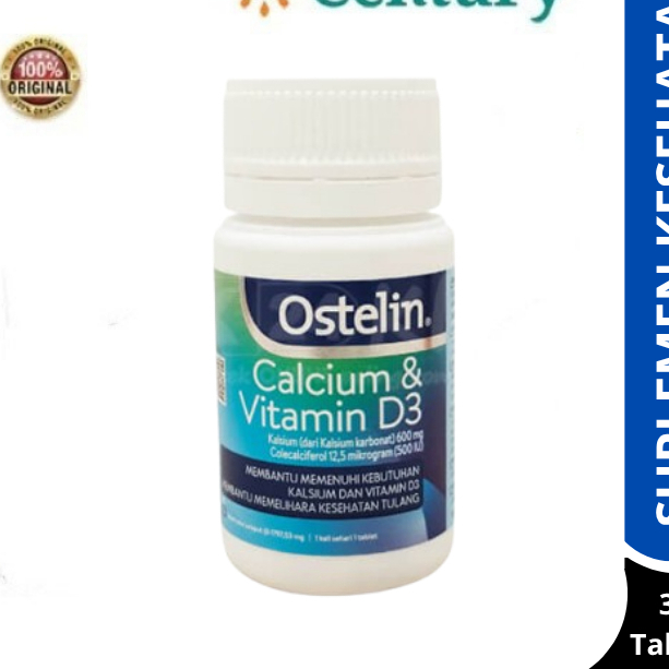 OSTELIN CALCIUM & VIT D3 30 Tablet