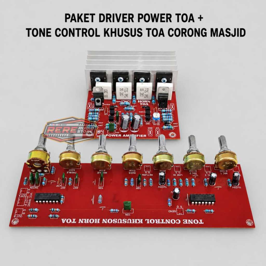 Paket Power Horn TOA + Tone Control / PA Horn TOA + Kontrol Khusus TOA Corong Masjid Lengkap Fitur S