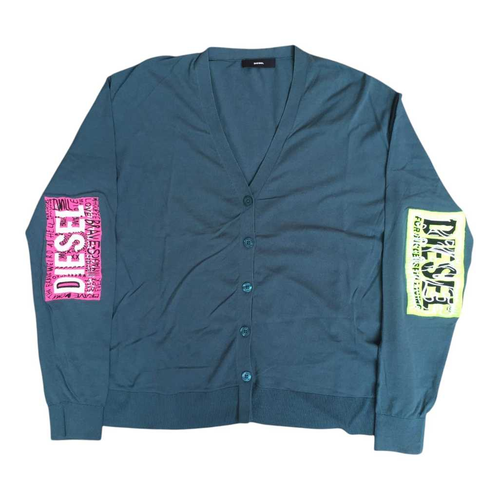 Vintage Diesel Braves Embroidery Cardigan