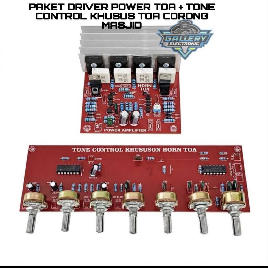 PA Horn TOA + Kontrol Khusus TOA Corong Masjid / Paket Power Horn TOA + Tone Control  Fitur Lengkap