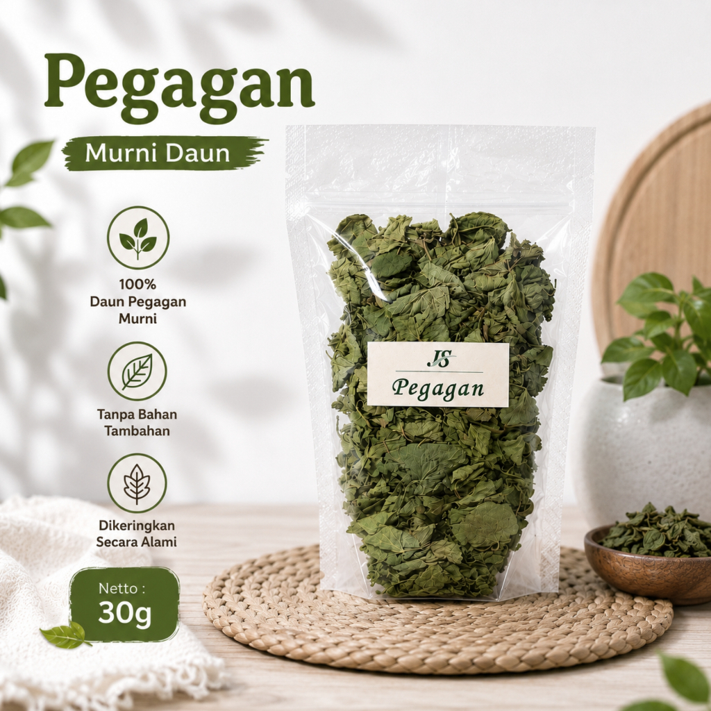 Daun Pegagan Kering 30gram (MURNI DAUN) Daun Pegagan Antanan