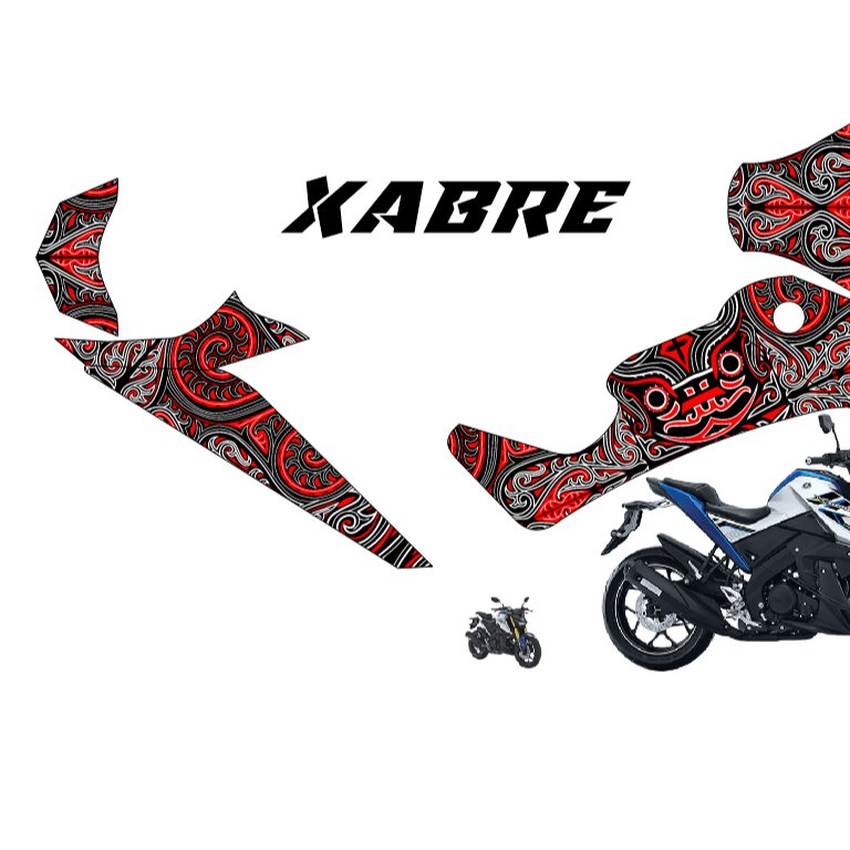 DECAL STICKER YAMAHA XABRE GORGA BATAK [SCX3GB] DECAL XABRE STIKER CUSTOM