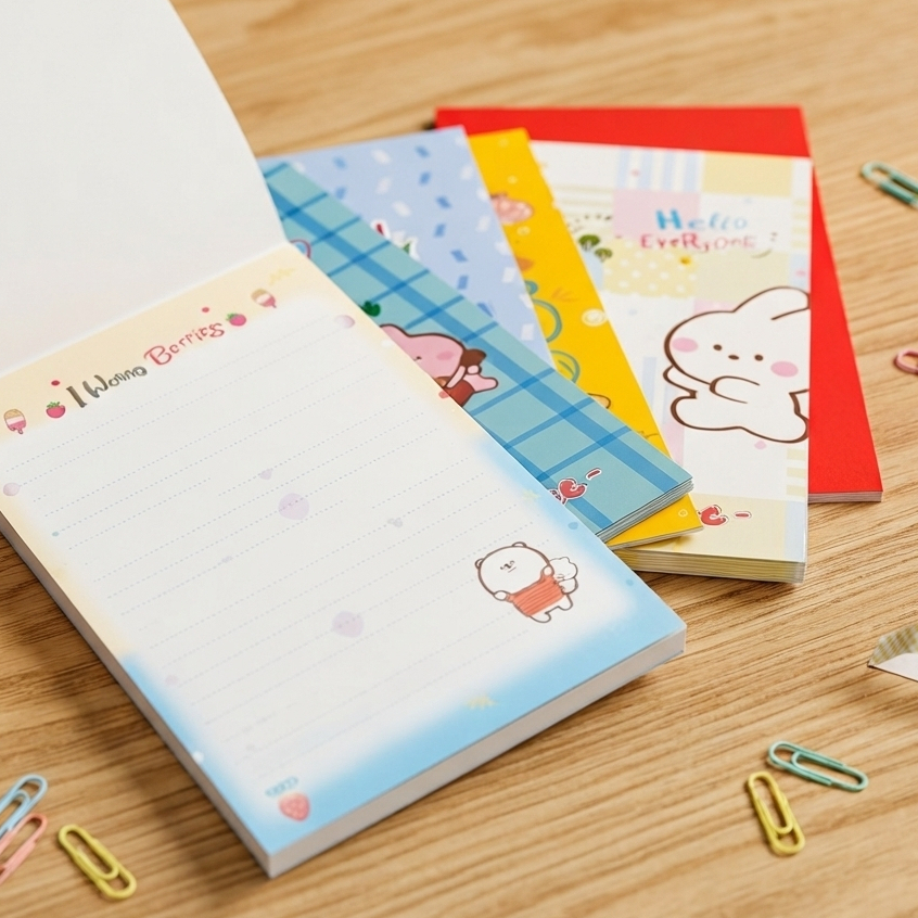 Block note / Block Note A5 Garis Block Note Warna Kiky