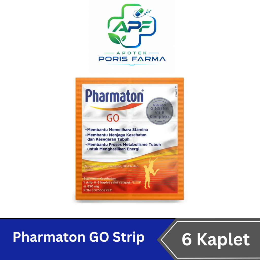 Pharmaton GO Isi 6 Kaplet - Vitamin Stamina Ginseng