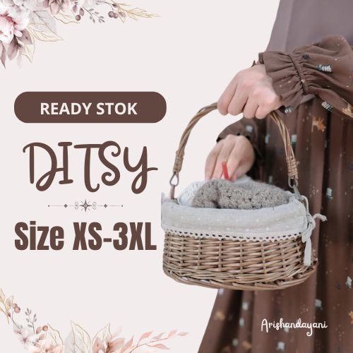 ditsy Nightgown, ditsy gamis, ditsy homedress katun