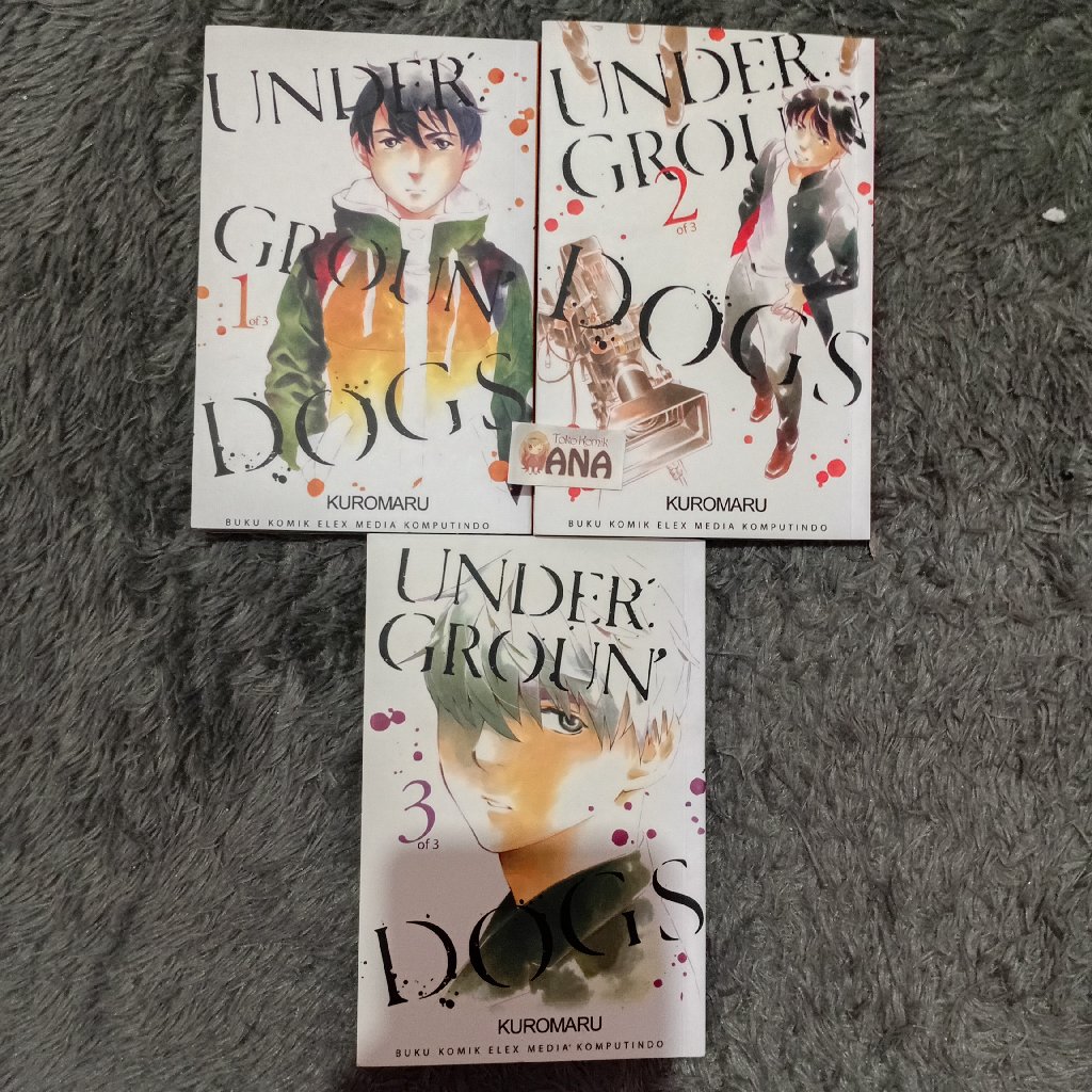Komik SET Underground Dogs 1-3 Tamat (Kuromaru)