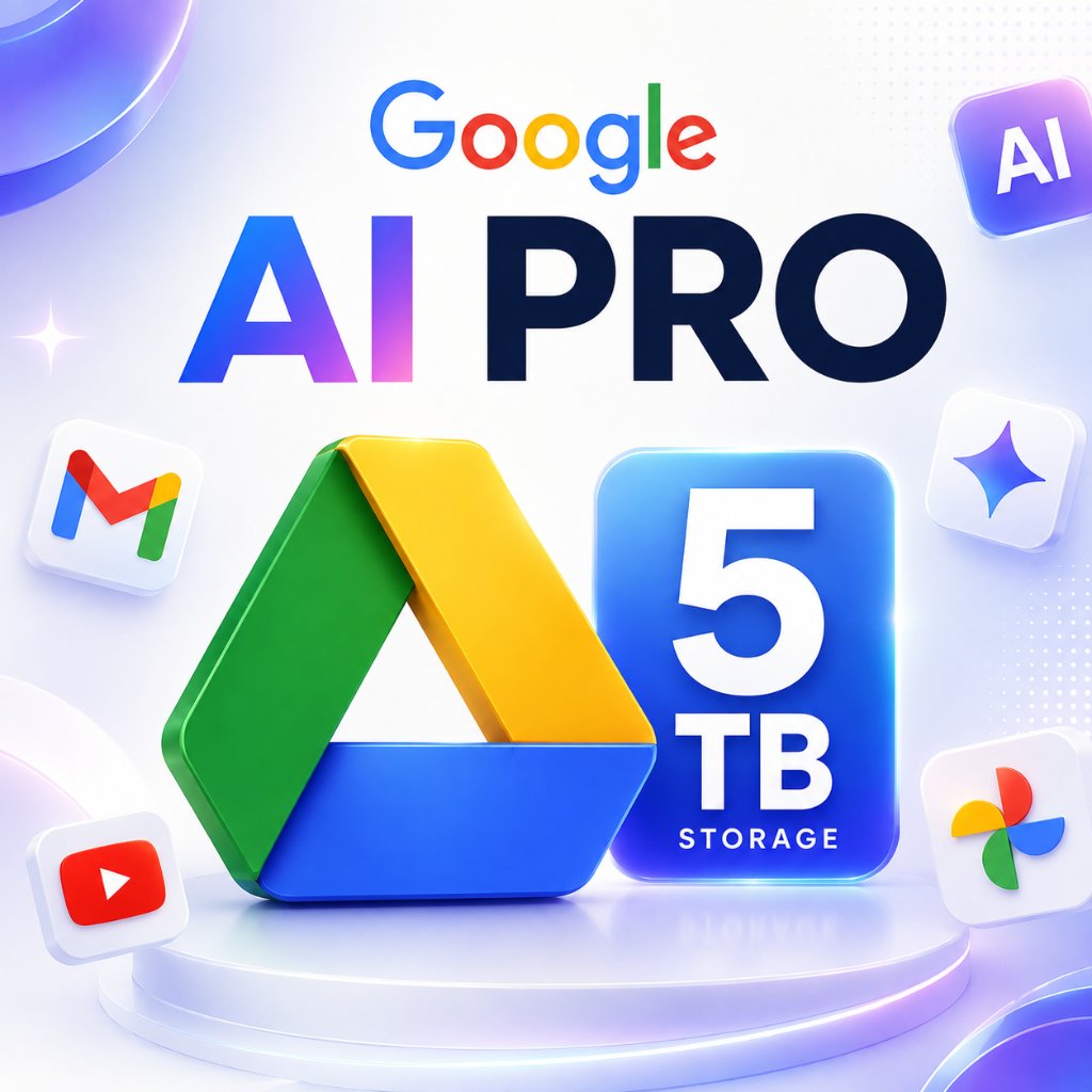 Paket Google AI Pro Google drive, Gemini, Flow, Antigravity