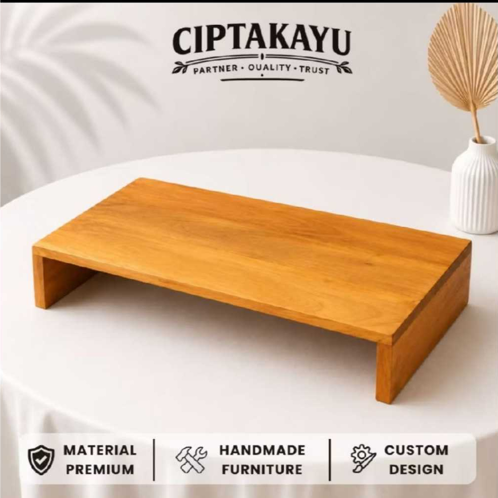 Meja Laptop Kayu Minimalis Serbaguna