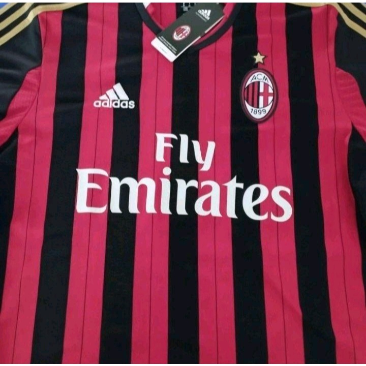 2013-14 AC Milan Original Adidas Home Kit