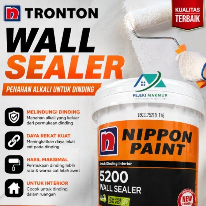 Cat Dasar Nippon Paint / Wall Sealer 5200 Nippon Paint 25 kg vinillex