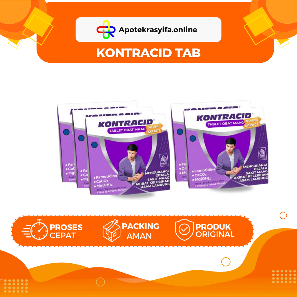 Kontracid 4tablet Obat Maag Gerd Asam Lambung