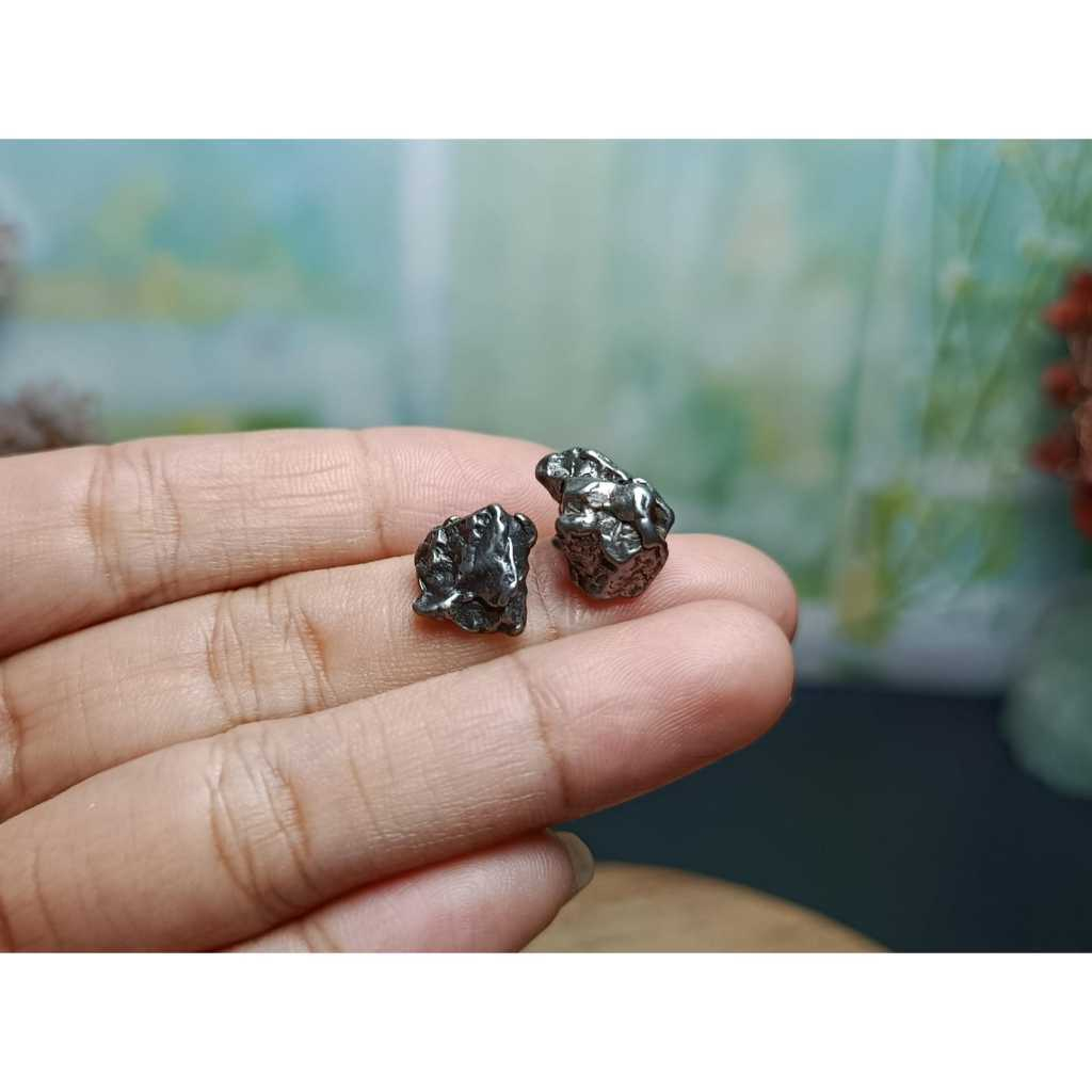 Batu Meteorite Campo Del Cielo Paket (9) Asli meteorite