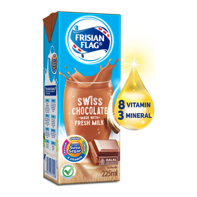 Frisian Flag Susu UHT Cokelat Kotak 225 ml