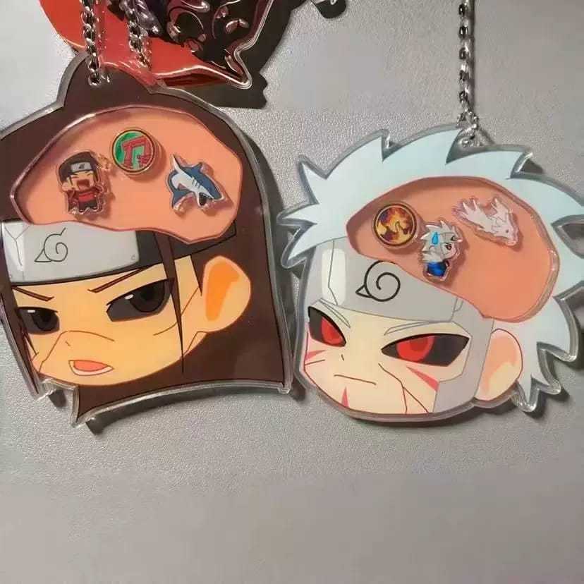 Gantungan Kunci Hashirama Senju Tobirama senju Anime Naruto