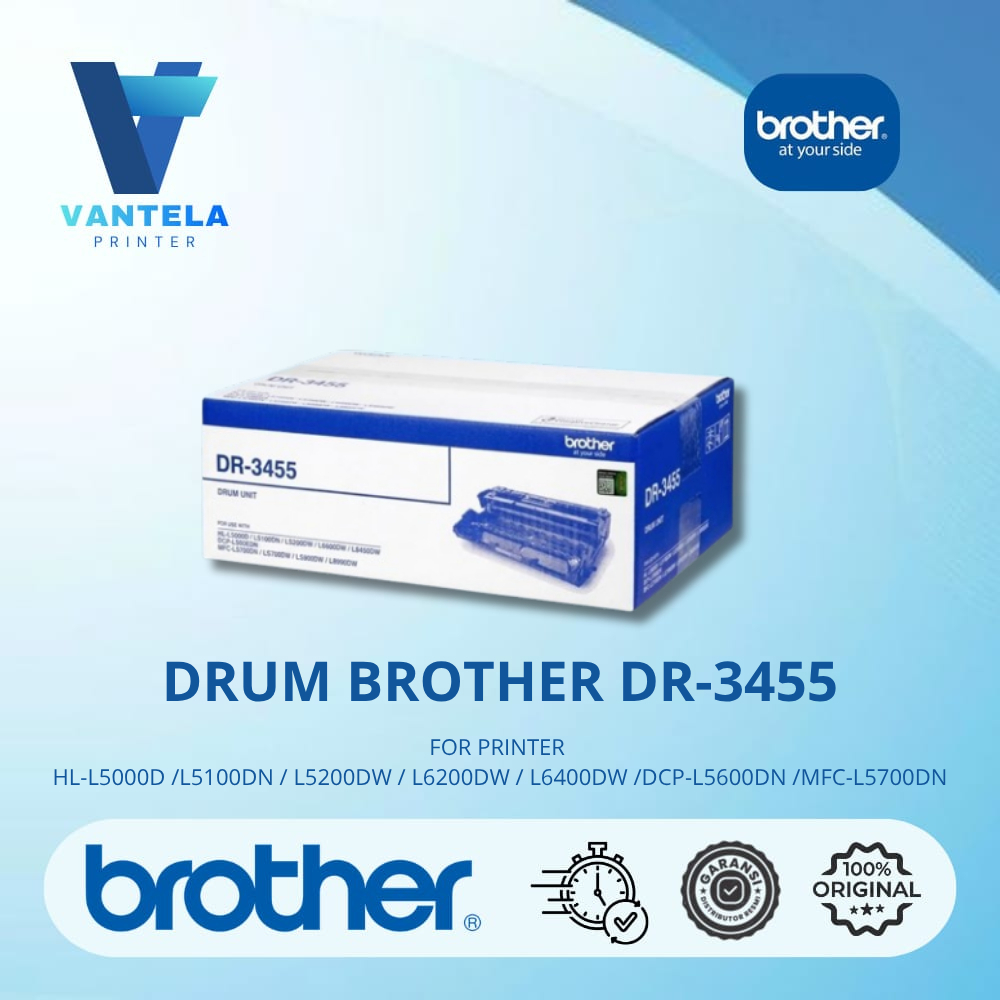 BROTHER Drum DR-3455 For Printer HL-L5100DN L6200DW L6400DW DCP-L5600DN MFC-L5900DW L6900DW