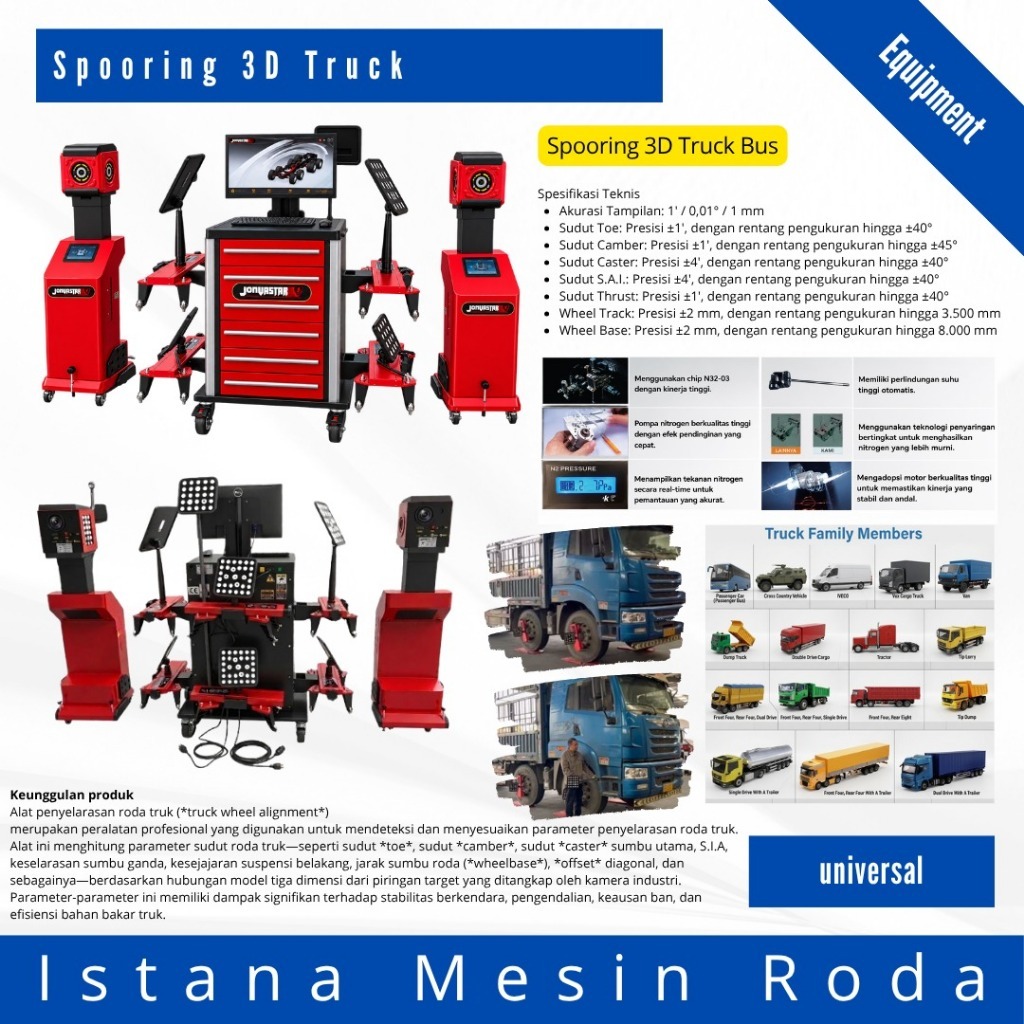 Truck Wheel Alignment Hunter 3D Spooring Wheel Alignment Machine Four Wheel Aligner TRUCK HUNTER TRU
