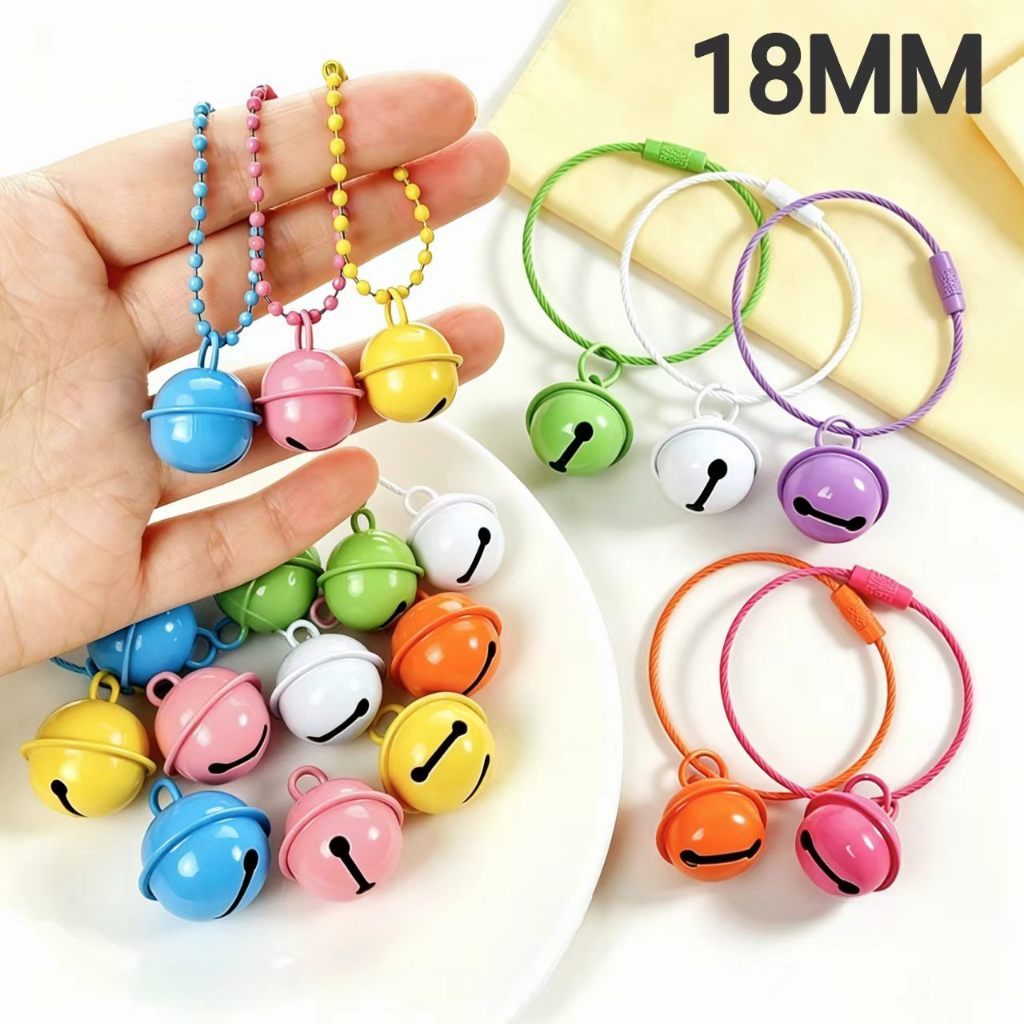 1Pcs 18mm  Lonceng/ Lonceng DIY Gantungan Bahan Metal /Lonceng kecil kerincing Warna Permen Candy/Ke