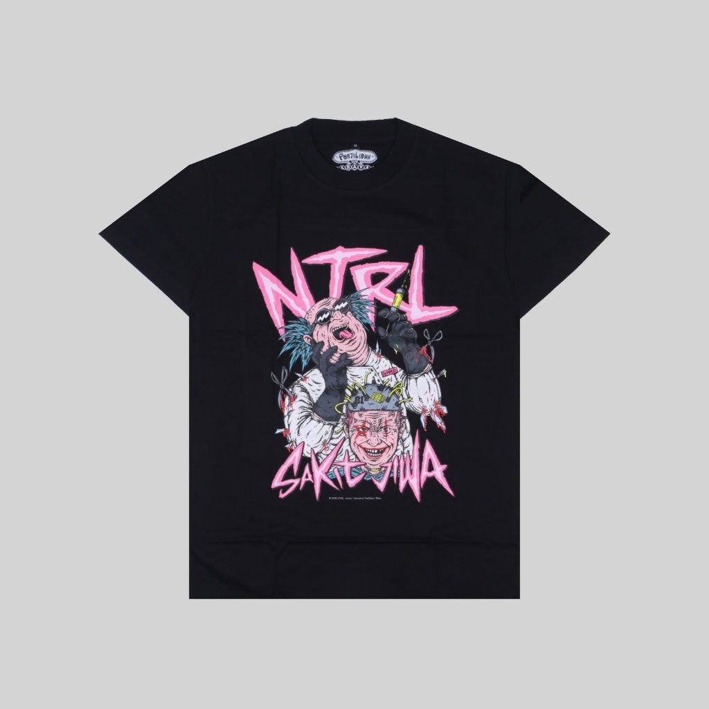 Tshirt NTRL - PARTI LIBUR BK - Kaos Band Official Merchandise