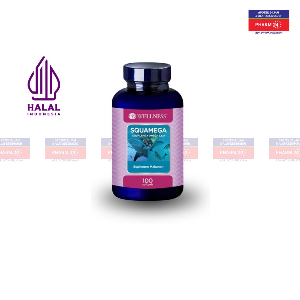 Wellness Squamega isi 30 & 100 Softgel - Squalene + Omega 369